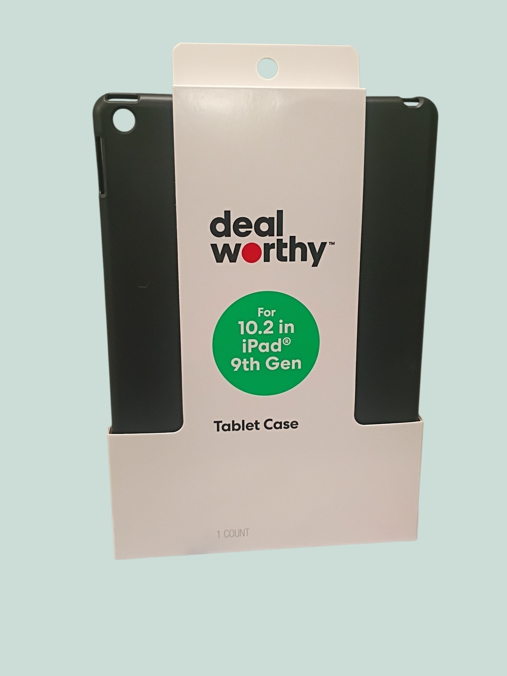 Black Tablet Case for 10.2in iPad (9th Gen)